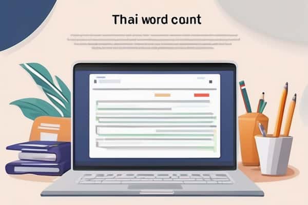 นับคำไทยให้ไม่พลาด: วิธีใช้เครื่องมือกับงานเรียงความและงานวิจัย